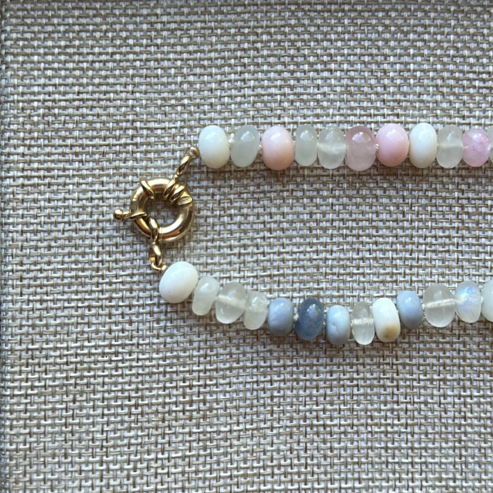 Encirkled beaded gem necklace - Picture 2 of 6